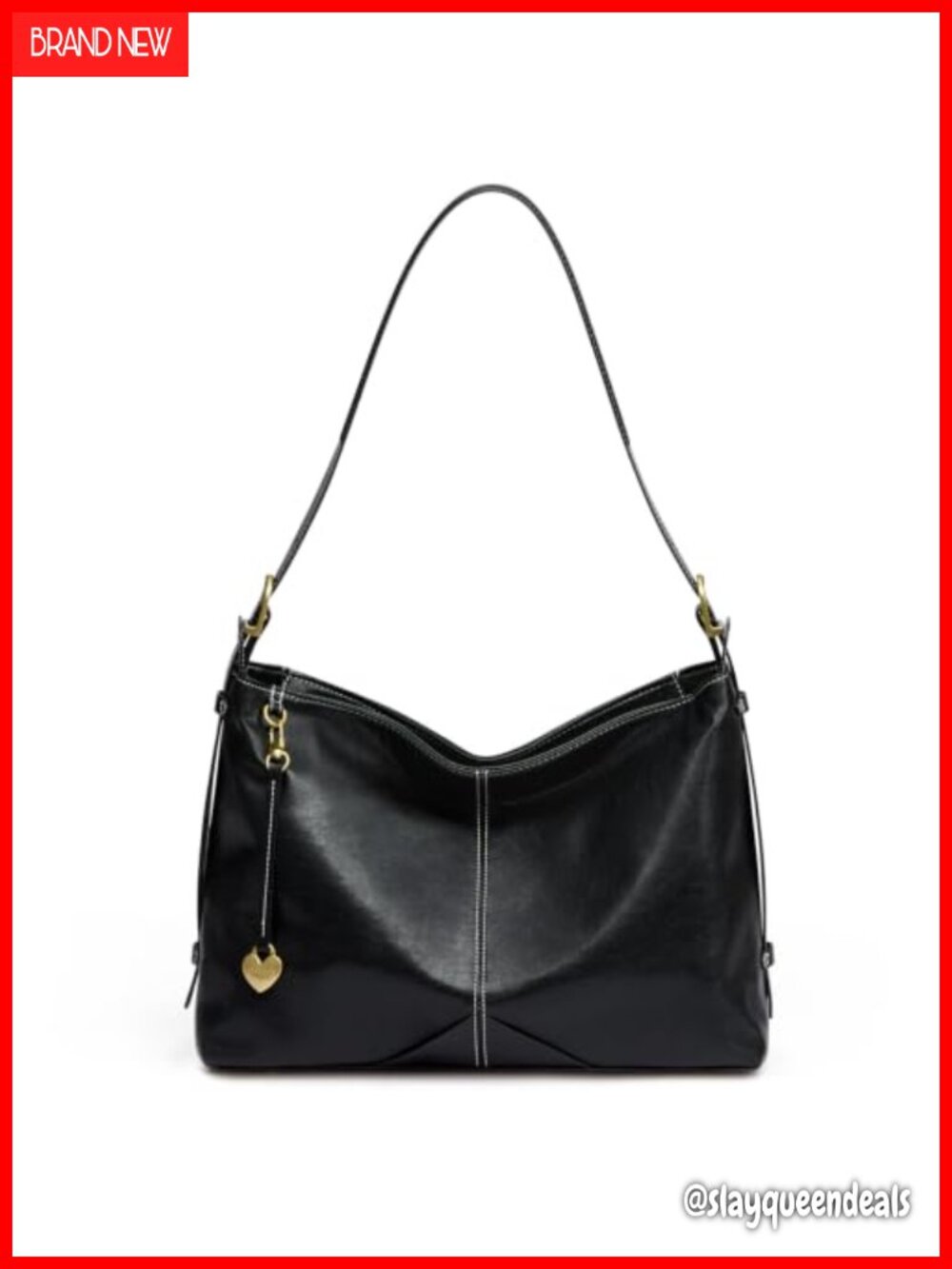Faux Leather Hobo Tote Handbag for Women
